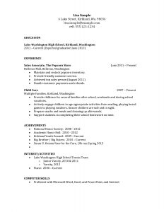 high school resume samples no work experience how to write a resume with little high school student format filipino