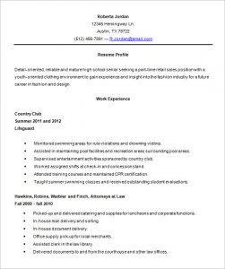 high school resume template high school resume template word