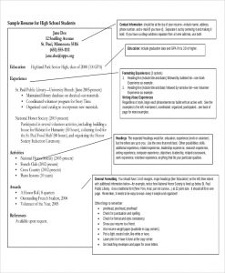 high school student resume examples high school student resume example