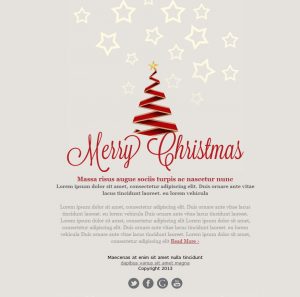 holiday email template christmas template b
