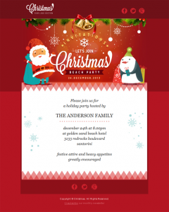 holiday email template christmasresponsive