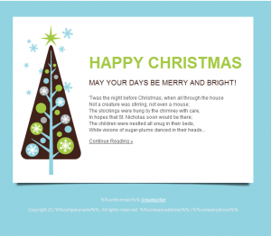 holiday email template emailtemplate