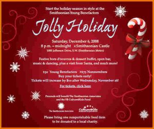 holiday flyer template holiday invitation templates jolly invite