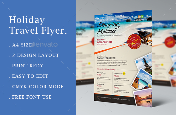 holiday flyer template