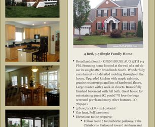 home for sale flyer fsbo for sale by owner flat fee mls listing flyer thumbnail