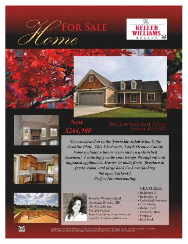 home for sale flyer