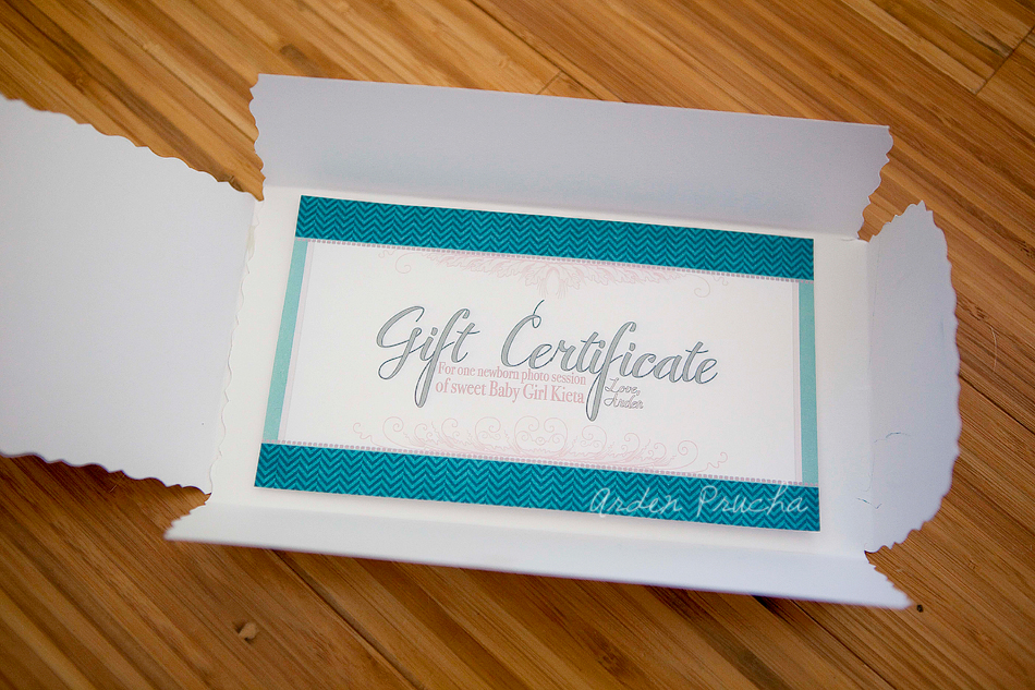 homemade gift certificates