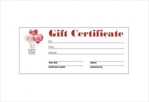 homemade gift certificates homemade valentines day gift certificate word free download