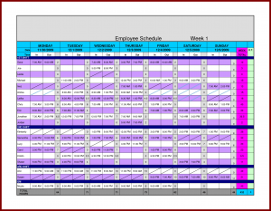 hourly schedule template excel daily hourly schedule excel template