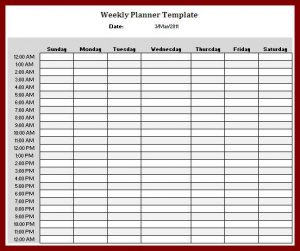 hourly schedule template excel daily hourly schedule excel template weekly planner template