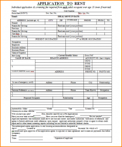 house rental agreement template rental house application capture