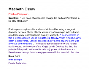 how to write a informative essay macbeth
