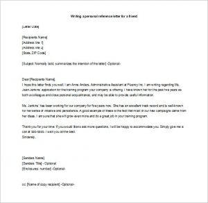 how to write a letter of recommendation for a friend how to write a letter of recommendation for a friend