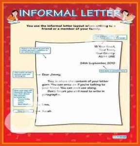how to write a personal letter informal letter format of a informal letter informal letter writing
