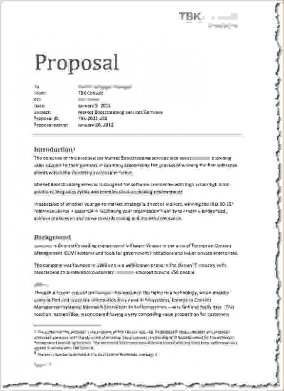 how to write a proposal letter