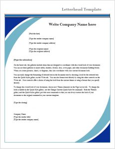 how to write a reference letter for someone letterhead template