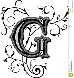 how to write a referral letter beautiful ornament letter g ornate english alphabets grayscale