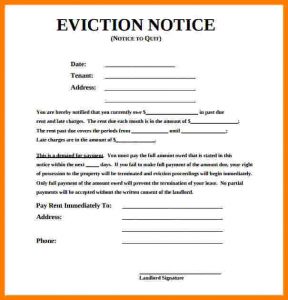 how to write an eviction notice how to write an eviction notice free sample eviction notice form