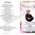 how to write an obituary for mother celebration of life program sample page