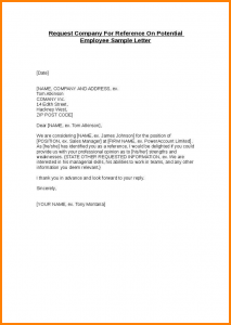 how to write recommendation letter how to write a letter of recommendation for an employee request company for reference on potential employee sample letter