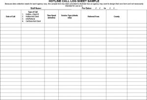 hr resume sample client call list template