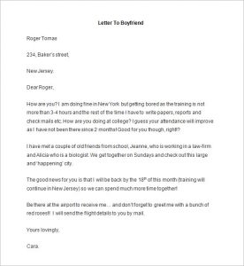 immigration letter for a friend sample letter format to boyfriend