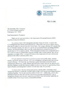 immigration letter of support for a family member ice admission detainers not mandatory