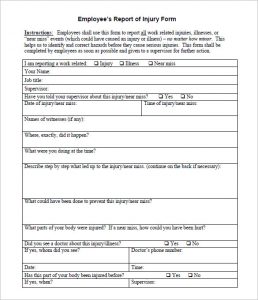 incident report example critical incident report template