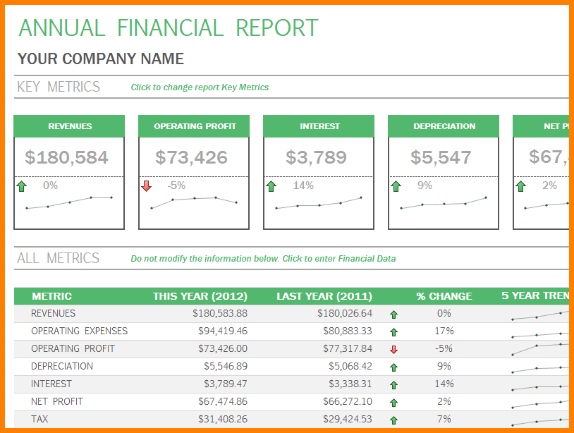 income statement template excel