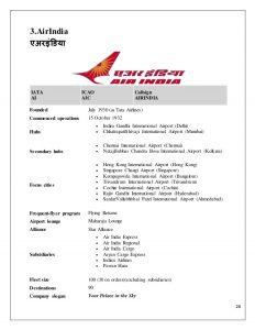 industry analysis template aviation industry analysis