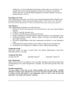 informative essay example informative essay unit assignment page