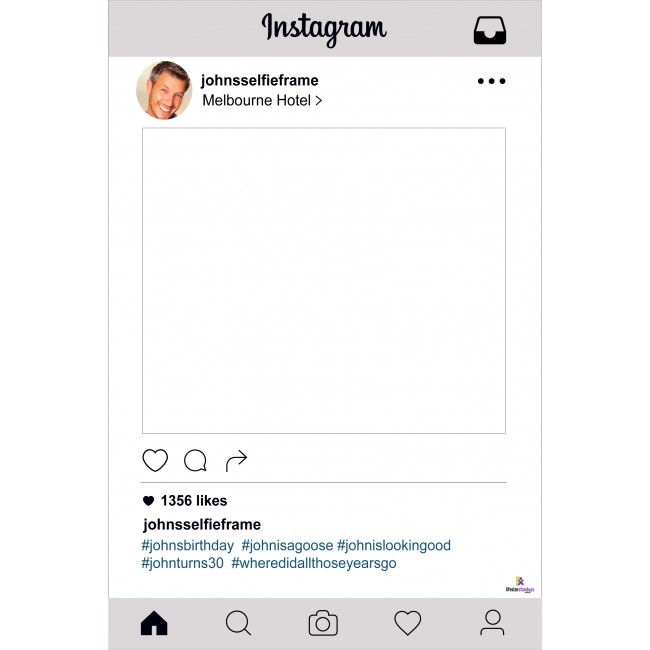instagram post template