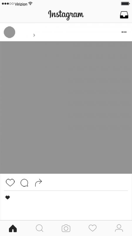 instagram post template