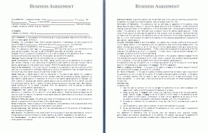installment payment agreement business agreement template