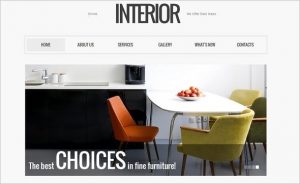 interior design templates interior design website template