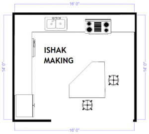 interior design templates kitchen plan example island