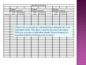 inventory sheet template inventory control final ppt