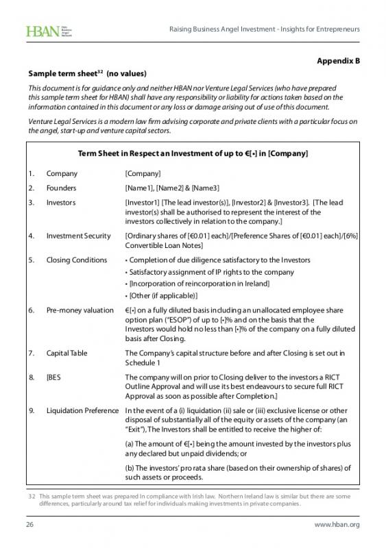 investor agreement template