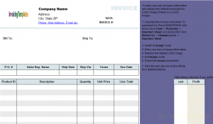 invoice receipt template salesinvoiceprofit