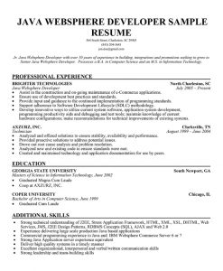 java developer resume web developer resume example 2015 web developer resume senior java developer resume summary