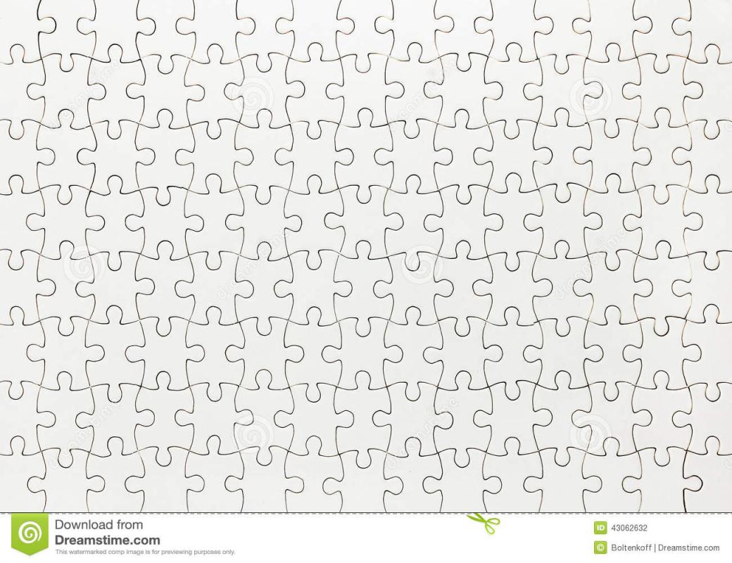 jig saw puzzle template