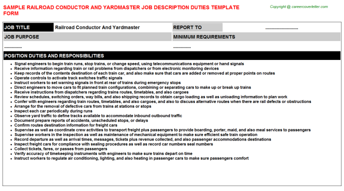 job description templates