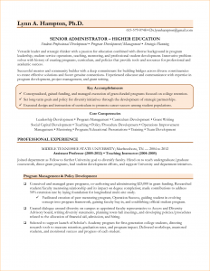 job proposal example academic administrator resume
