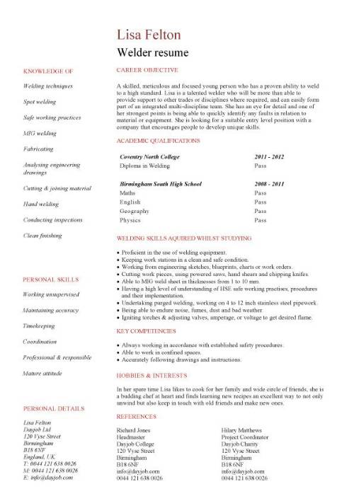 junior web developer resume