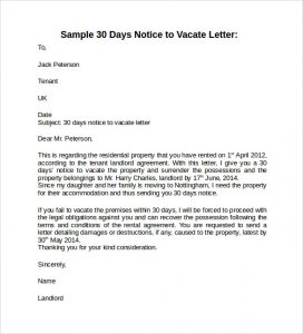 landlord letter to tenant regarding repairs example of day notice letter to landlord