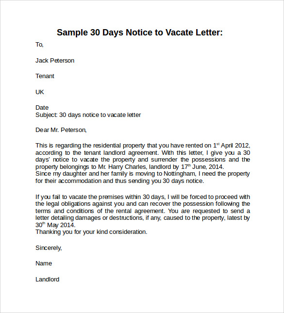 landlord letter to tenant regarding repairs