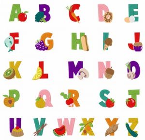 large alphabet letters hs