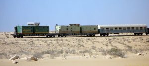 large postcard size nouadhibou train mine
