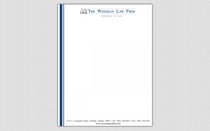 law firm letterhead
