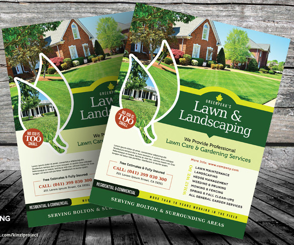 lawn care flyers